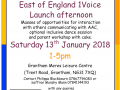 East of England 1Voice launch afternoon