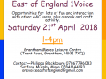 1Voice Meet Saturday 21st April